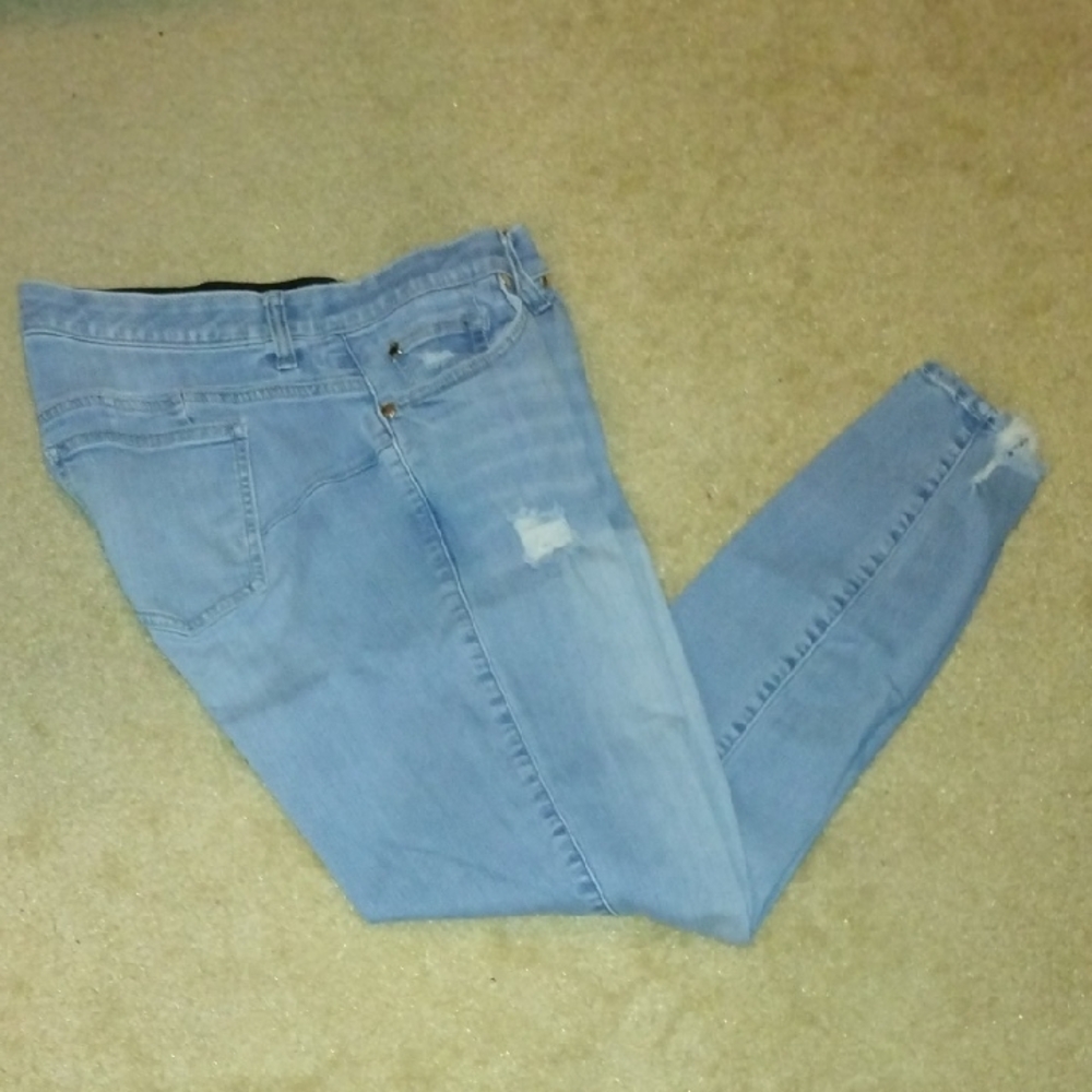 Torrid Light Blue Skinny Jeans